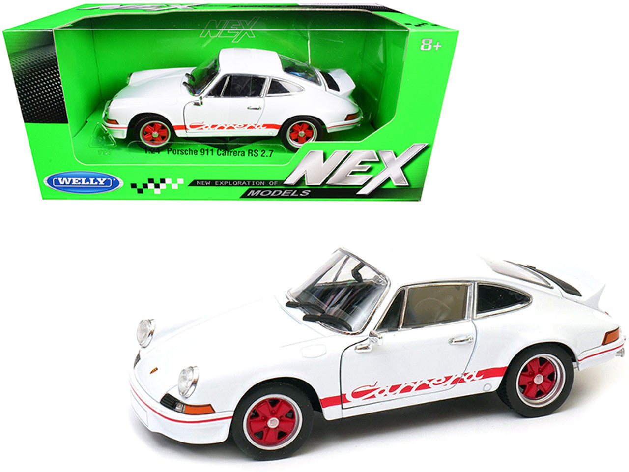 Porsche 911 Carrera Rs 2.7 White  1/24