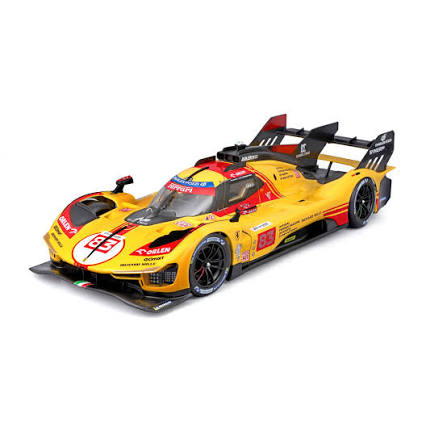 2024 Ferrari Le Mans 499p Yellow 1/18