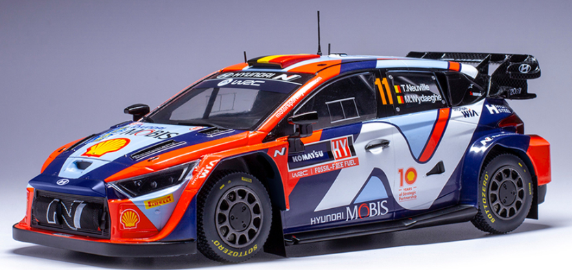 Hyundai I-20 Rally Car Diecast 1/24th