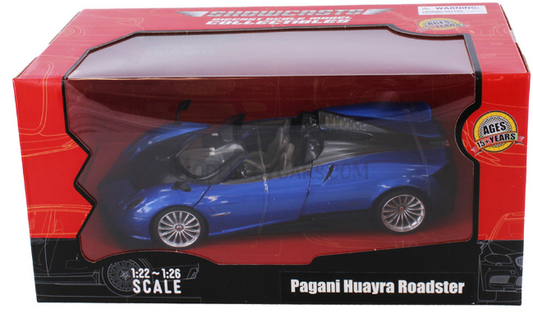 Pagani Huayra Roadster Blue 1/24th Diecast