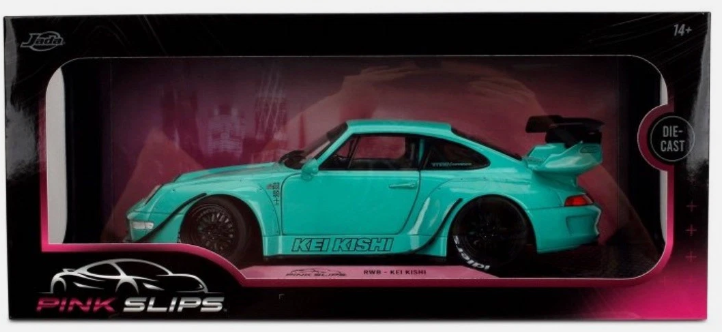RWB Porsche Light "Tiffany Blue" Diecast 1/18