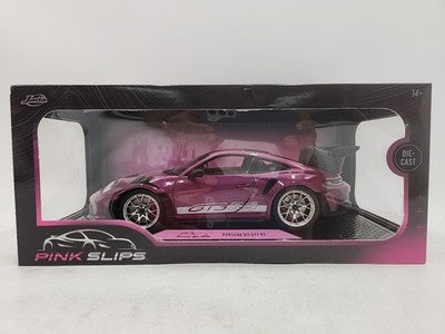 Porsche 911 GT3 RS Violet Red With White Stripe 1/18