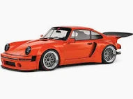 2022 Porsche KS-R Orange 1/18