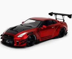 Nissan GT-R R35 Liberty Walk Red 1/18