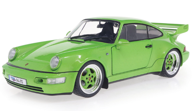 Porsche Carerra RS Green Diecast 1/18