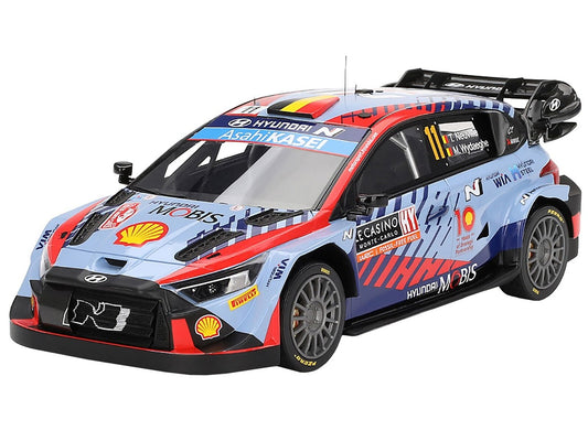 2024 Blue Hyundai #11 Rally 1/18