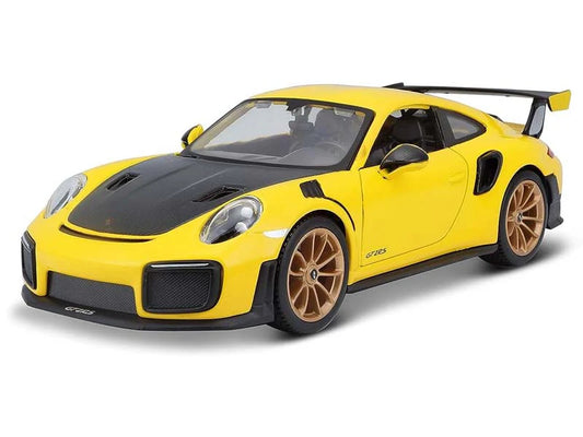 Porsche 911 Gt3 RS (992) Yellow With Carbon Hood 1/24