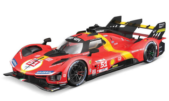 2024 Ferrari Le Mans 499p Red 1/18