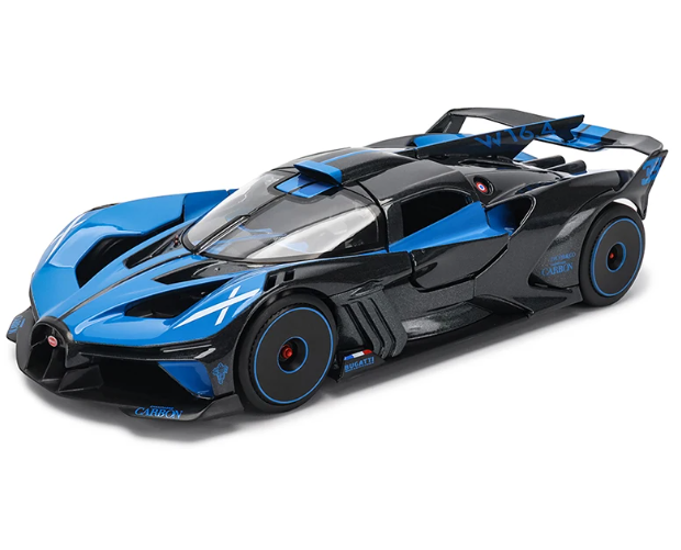 BUGATTI フルアイテムペアーセット Bugatti Bolide blue 1/24 – Speedwerkz