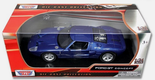 Ford GT Concept Blue Diecast 1/24th