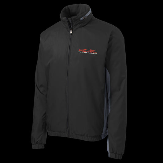 Black/Grey Windbreaker Jacket