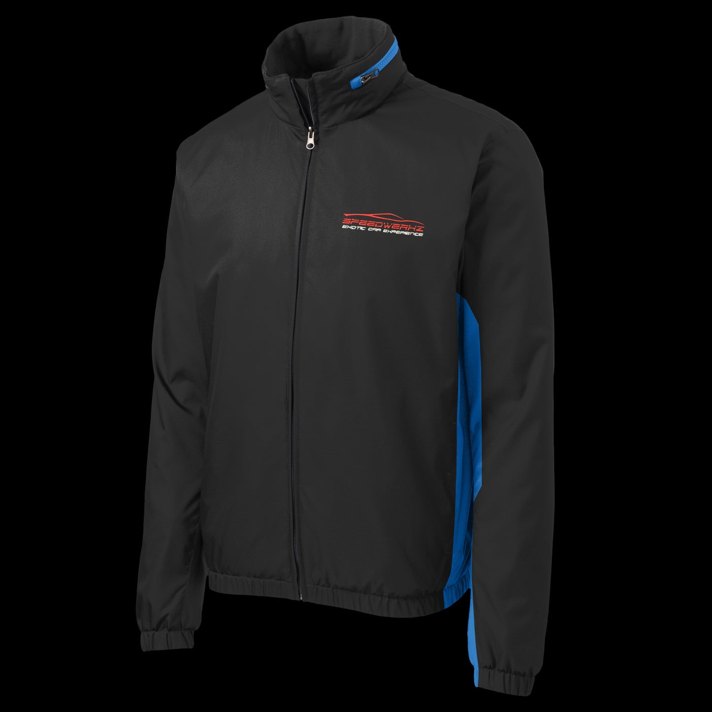 Black/Blue Windbreaker Jacket