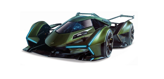 Lamborghini V12 Vision Gran Turismo Matte Green Diecast 1/18th