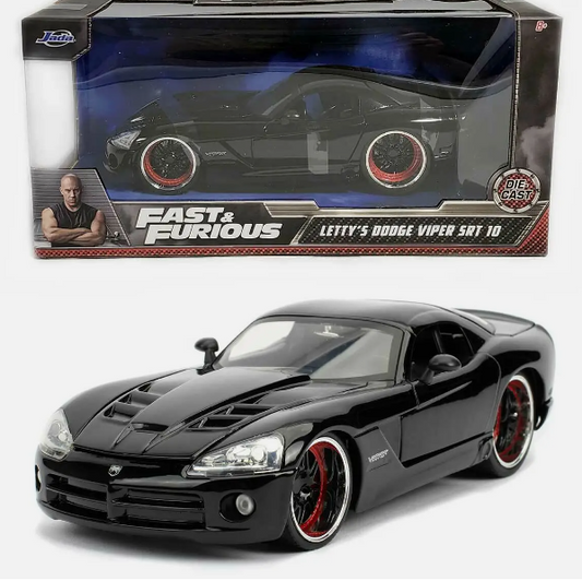 Letty's Dodge Viper SRT 10 Black Diecast 1/24th