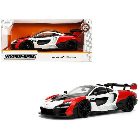 Senna White and Red With Carbon Hood Hyperspec 1/24