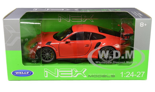Porsche GT3 RS Orange Diecast 1/24