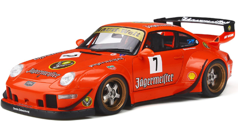Porsche RWB Jagermeister Diecast 1/18th