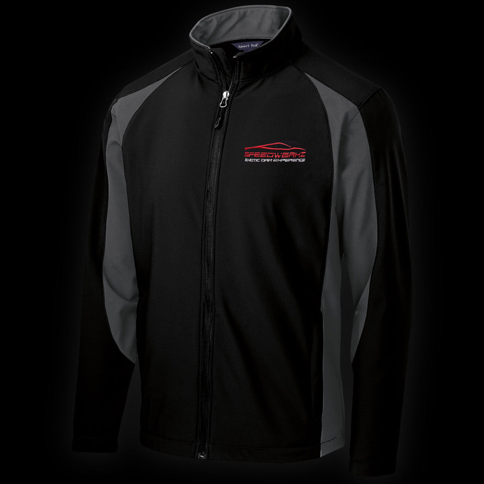 Speedwerkz Black/Grey Soft Shell Jacket