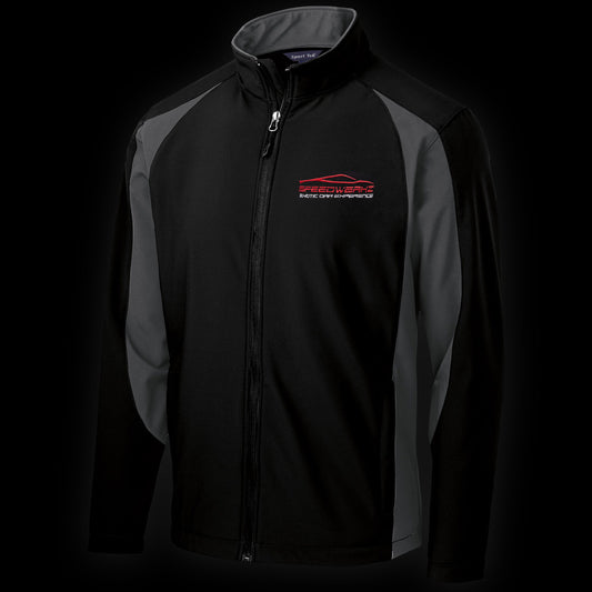 Speedwerkz Black/Grey Soft Shell Jacket