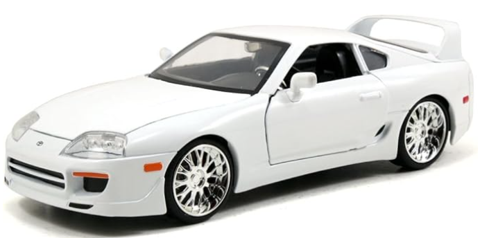 Toyota Supra White Diecast 1/24th