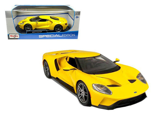 2017 Ford GT Yellow Diecast 1/18