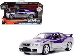 1995 Nissan Skyline Gtr 33 Silver 1/32
